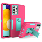 For Samsung Galaxy A52 5G / 4G / Rose Red + Blue-green