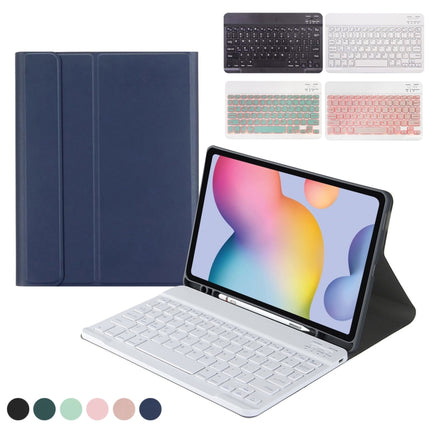 A7 Square Cap Bluetooth Keyboard Leather Case with Pen Slot for Samsung Galaxy Tab S6 Lite / S7 / A7 10.4 2020
