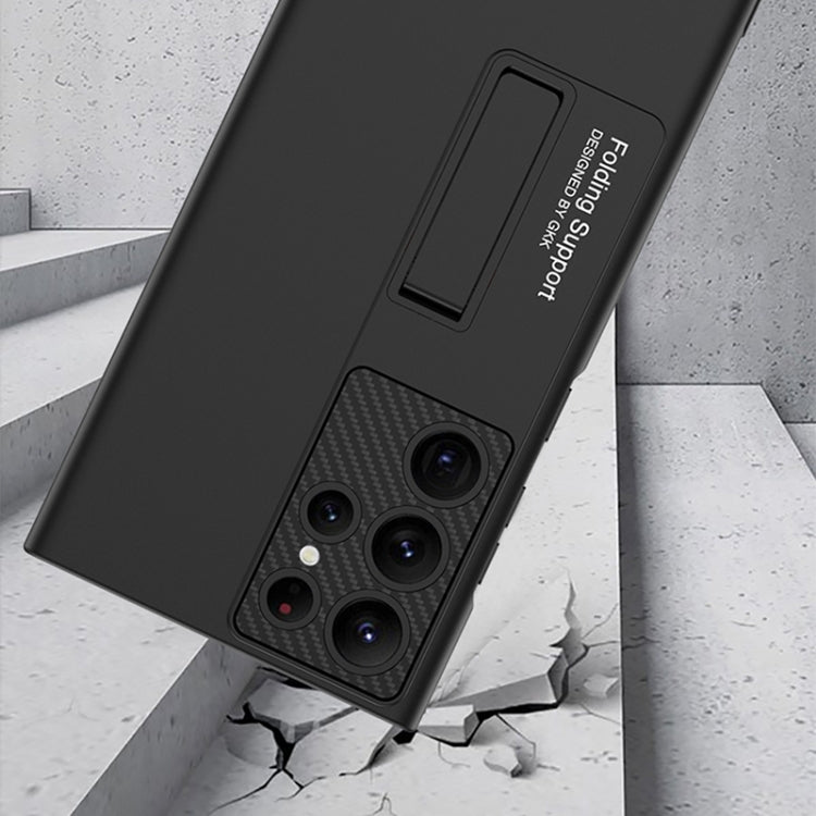GKK Ultra-thin Shockproof Phone Case with Holder, For Samsung Galaxy S22 Ultra 5G