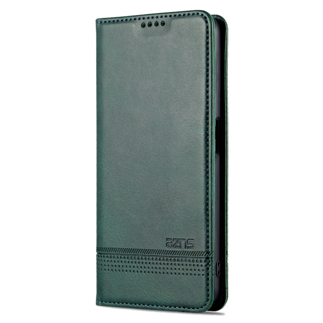 AZNS Magnetic Calf Texture Flip Leather Phone Case, For OPPO K10 / A96 4G / Realme 9i, For Xiaomi Redmi 10C / 10 India, For Honor X8 / X30i
