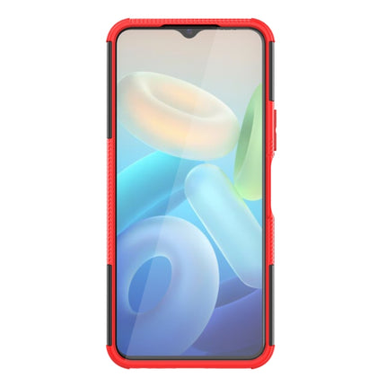 Tire Texture TPU + PC Phone Case with Holder, For vivo Y75 / Y55 / T1 5G, For Samsung Galaxy M23 / F23 5G