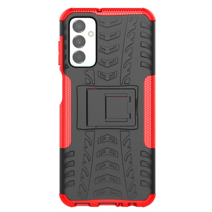 Tire Texture TPU + PC Phone Case with Holder, For Samsung Galaxy M23 / F23 5G