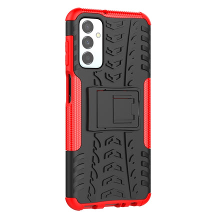 Tire Texture TPU + PC Phone Case with Holder, For Samsung Galaxy M23 / F23 5G