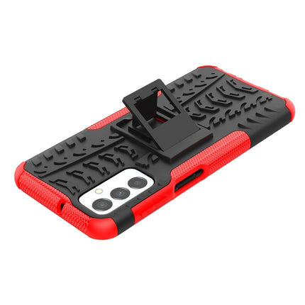 Tire Texture TPU + PC Phone Case with Holder, For Samsung Galaxy M23 / F23 5G