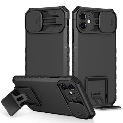 Stereoscopic Holder Sliding Camshield Phone Case, For iPhone 11, For iPhone 12, For iPhone 12 Pro