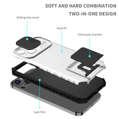 Stereoskopische Halterung Schiebe-Camshield-Telefonhülle, für iPhone 13 Pro, für iPhone 13 Pro Max, für iPhone 13, für iPhone 11 Pro