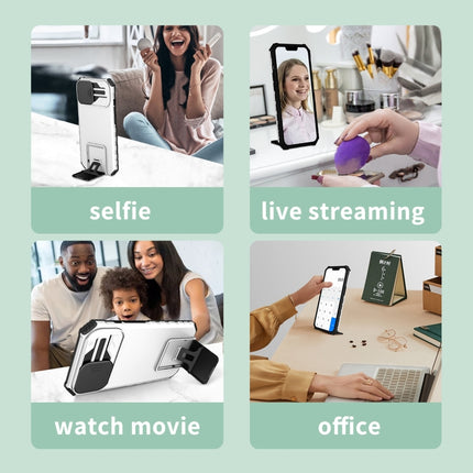 Stereoskopische Halterung Schiebe-Camshield-Telefonhülle, für iPhone 13 Pro, für iPhone 13 Pro Max, für iPhone 13, für iPhone 11 Pro