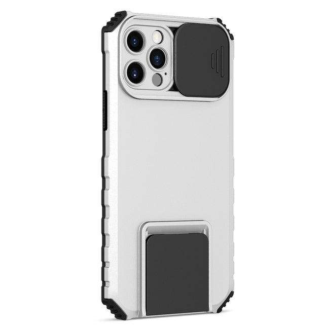 Stereoscopic Holder Sliding Camshield Phone Case, For iPhone 13, For iPhone 11 Pro, For iPhone 11 Pro Max