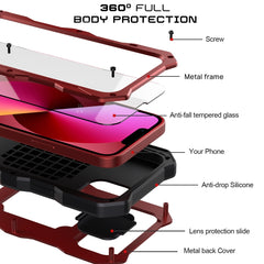 Handyhülle mit verschiebbarem Camshield-Halter aus Metall und Silikon, für iPhone 13, für iPhone 13 Pro, für iPhone 13 Pro Max, für iPhone 12 / 12 Pro, für iPhone 12 Pro Max