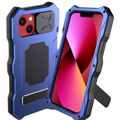 Metal + Silicone Sliding Camshield Holder Phone Case, For iPhone 13, For iPhone 13 Pro, For iPhone 13 Pro Max, For iPhone 12 / 12 Pro, For iPhone 12 Pro Max