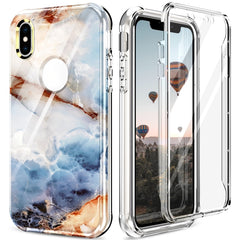 360 Full Body Painted Phone Case, For iPhone XS Max, For iPhone SE 2022 / SE 2020 / 8 / 7