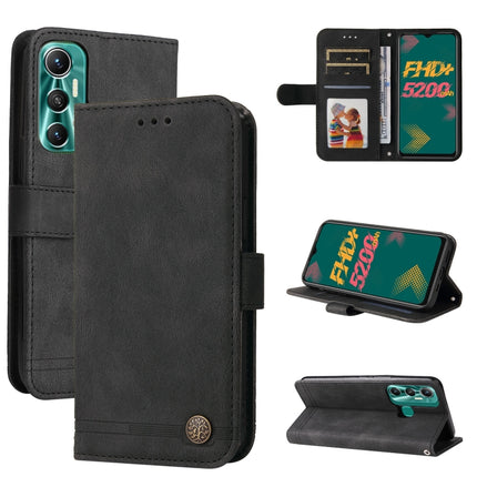 Skin Feel Life Tree Metal Button Leather Phone Case, For Infinix Hot 11, For Infinix Smart 6, For Infinix Note 11 Pro / 11S / X697, For OPPO Reno7 5G / Find X5 Lite Global