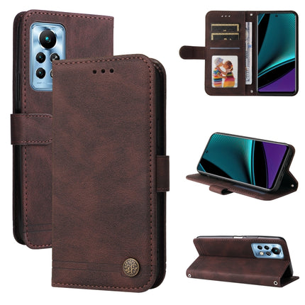 Skin Feel Life Tree Metal Button Leather Phone Case, For Infinix Hot 11, For Infinix Smart 6, For Infinix Note 11 Pro / 11S / X697, For OPPO Reno7 5G / Find X5 Lite Global