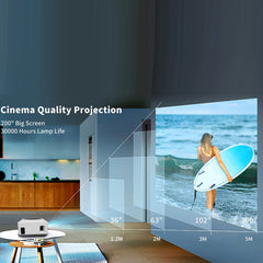 Y2 800x480P 80ANSI Mini LCD LED Smart Projector, US Plug, UK Plug, AU Plug, EU Plug