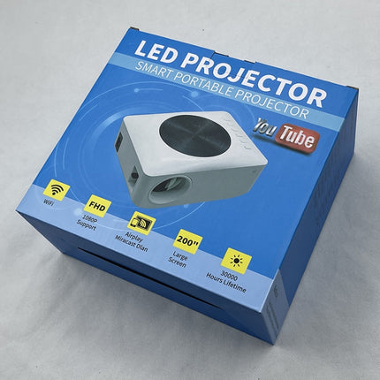 Proyector inteligente LED LCD mini Y2 800x480P 80ANSI, enchufe de EE. UU., enchufe del Reino Unido, enchufe de Australia, enchufe de la UE