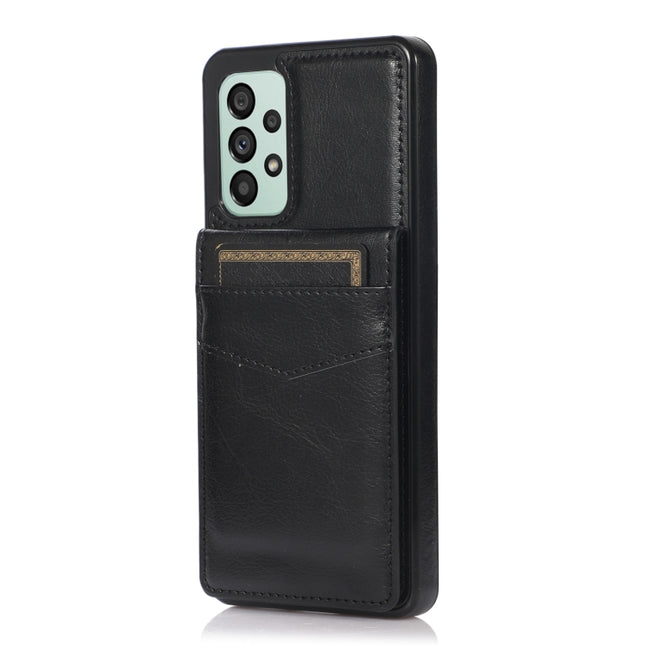 Solid Color PC + TPU Protective Case with Holder & Card Slots, For Samsung Galaxy A33 5G, For Samsung Galaxy A53 5G, For Samsung Galaxy A73 5G