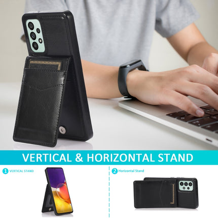 Solid Color PC + TPU Protective Case with Holder & Card Slots, For Samsung Galaxy A33 5G, For Samsung Galaxy A53 5G, For Samsung Galaxy A73 5G