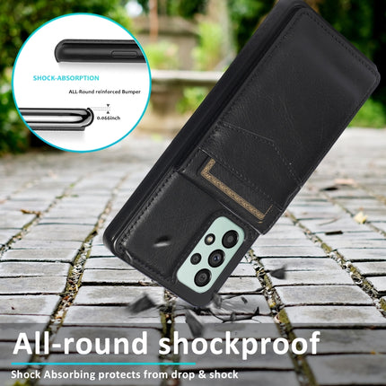 Solid Color PC + TPU Protective Case with Holder & Card Slots, For Samsung Galaxy A33 5G, For Samsung Galaxy A53 5G, For Samsung Galaxy A73 5G