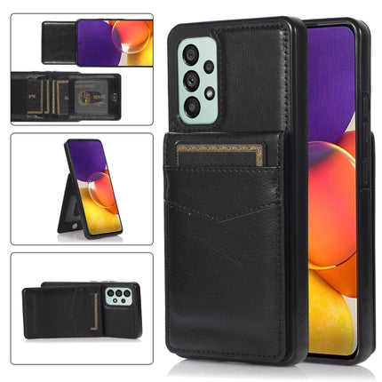 Solid Color PC + TPU Protective Case with Holder & Card Slots, For Samsung Galaxy A33 5G, For Samsung Galaxy A53 5G, For Samsung Galaxy A73 5G