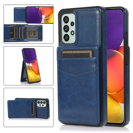 Solid Color PC + TPU Protective Case with Holder & Card Slots, For Samsung Galaxy A33 5G, For Samsung Galaxy A53 5G, For Samsung Galaxy A73 5G