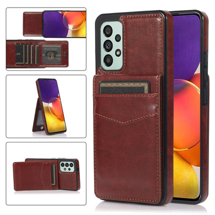 Solid Color PC + TPU Protective Case with Holder & Card Slots, For Samsung Galaxy A33 5G, For Samsung Galaxy A53 5G, For Samsung Galaxy A73 5G