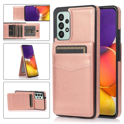 Solid Color PC + TPU Protective Case with Holder & Card Slots, For Samsung Galaxy A33 5G, For Samsung Galaxy A53 5G, For Samsung Galaxy A73 5G