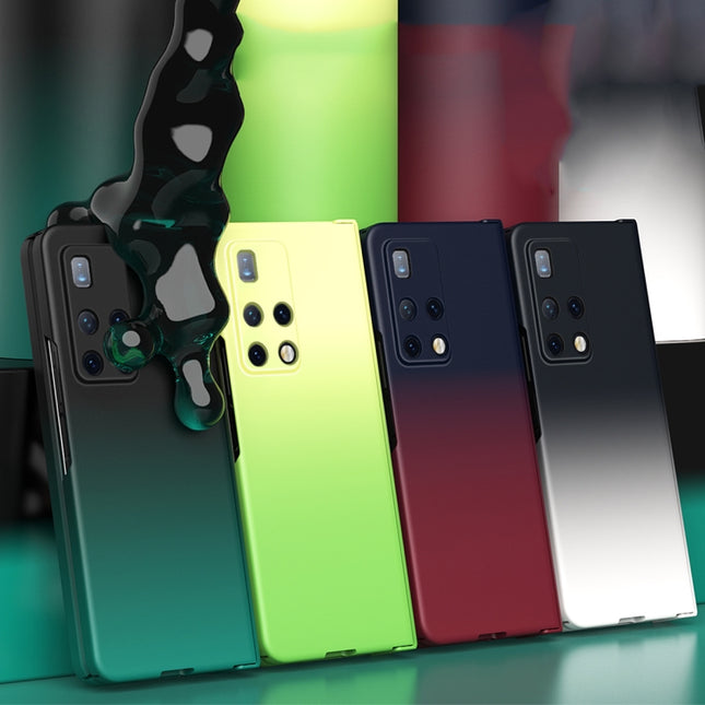 Colorful Gradient Tempered Film Integrated Phone Case, For Huawei Mate X2, For Samsung Galaxy Z Fold2 5G, For Samsung Galaxy Z Fold3 5G