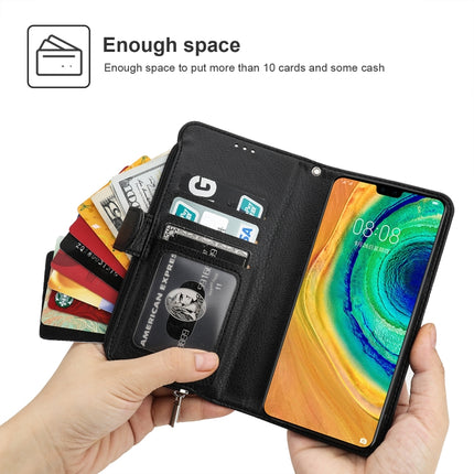 Microfiber Zipper Horizontal Flip Leather Case, For Huawei Mate 30, For Huawei Mate 30 Pro, For Huawei Nova 5i Pro / Mate 30 Lite, For Huawei P30