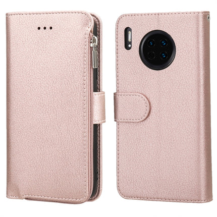 Microfiber Zipper Horizontal Flip Leather Case, For Huawei Mate 30, For Huawei Mate 30 Pro, For Huawei Nova 5i Pro / Mate 30 Lite, For Huawei P30