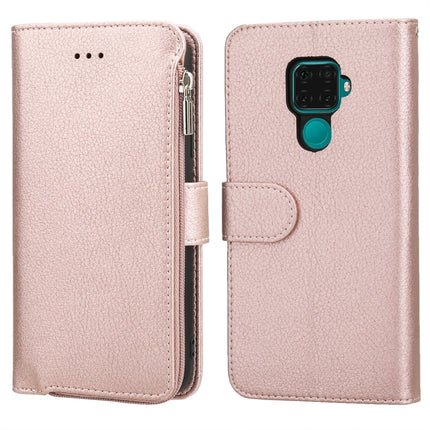 Microfiber Zipper Horizontal Flip Leather Case, For Huawei Mate 30, For Huawei Mate 30 Pro, For Huawei Nova 5i Pro / Mate 30 Lite, For Huawei P30