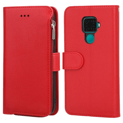 Microfiber Zipper Horizontal Flip Leather Case, For Huawei Mate 30, For Huawei Mate 30 Pro, For Huawei Nova 5i Pro / Mate 30 Lite, For Huawei P30