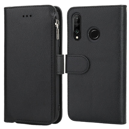 Microfiber Zipper Horizontal Flip Leather Case, For Huawei P30 Lite, For Huawei P30 Pro, For Huawei P40, For Huawei P40 Lite / nova 6 SE