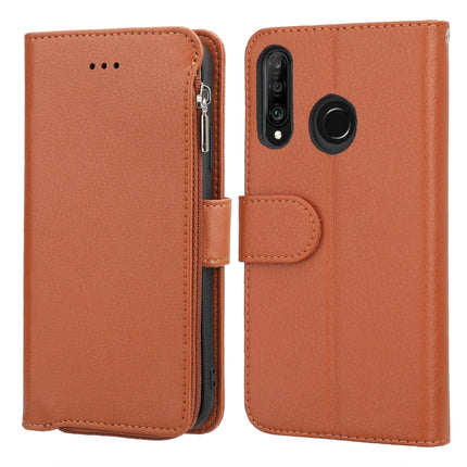 Microfiber Zipper Horizontal Flip Leather Case, For Huawei P30 Lite, For Huawei P30 Pro, For Huawei P40, For Huawei P40 Lite / nova 6 SE