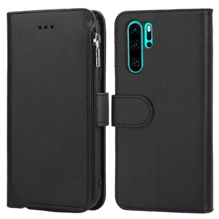 Microfiber Zipper Horizontal Flip Leather Case, For Huawei P30 Lite, For Huawei P30 Pro, For Huawei P40, For Huawei P40 Lite / nova 6 SE
