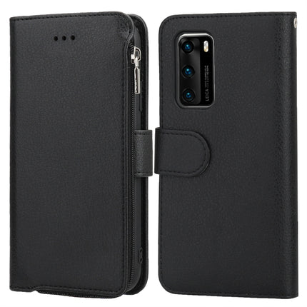 Microfiber Zipper Horizontal Flip Leather Case, For Huawei P30 Lite, For Huawei P30 Pro, For Huawei P40, For Huawei P40 Lite / nova 6 SE