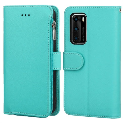 Microfiber Zipper Horizontal Flip Leather Case, For Huawei P30 Lite, For Huawei P30 Pro, For Huawei P40, For Huawei P40 Lite / nova 6 SE