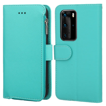 Microfiber Zipper Horizontal Flip Leather Case, For Huawei P40 Pro / P40 Pro+