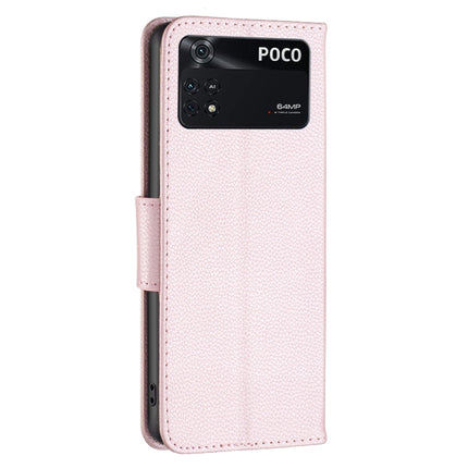Litchi Texture Pure Color Leather Phone Case, For Xiaomi Poco M4 Pro, For Xiaomi Poco M4 Pro 5G