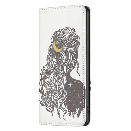 Invisible Magnetic Painted Leather Phone Case, For Xiaomi Poco M4 Pro, For Xiaomi Poco M4 Pro 5G