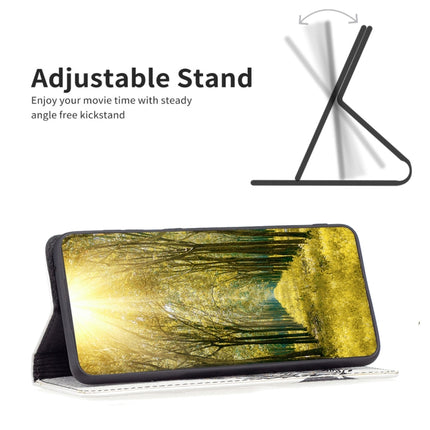 Invisible Magnetic Painted Leather Phone Case, For Xiaomi Poco M4 Pro, For Xiaomi Poco M4 Pro 5G