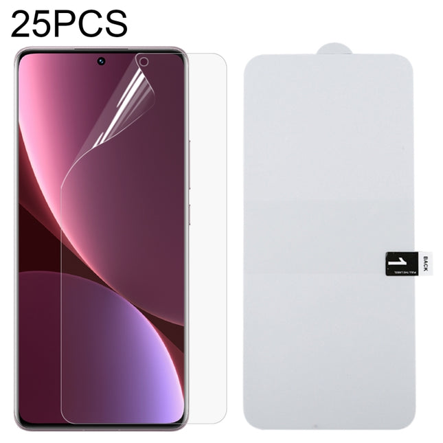 25 PCS Full Screen Protector Explosion-proof Hydrogel Film, For Xiaomi 12 Lite (25 PCS)