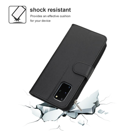 Microfiber Zipper Horizontal Flip Leather Case, For Samsung Galaxy S20, For Samsung Galaxy S20+, For Samsung Galaxy S20 Ultra, For Samsung Galaxy S22 Ultra 5G