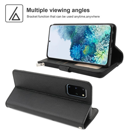 Microfiber Zipper Horizontal Flip Leather Case, For Samsung Galaxy S20, For Samsung Galaxy S20+, For Samsung Galaxy S20 Ultra, For Samsung Galaxy S22 Ultra 5G