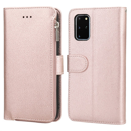 Microfiber Zipper Horizontal Flip Leather Case, For Samsung Galaxy S20, For Samsung Galaxy S20+, For Samsung Galaxy S20 Ultra, For Samsung Galaxy S22 Ultra 5G