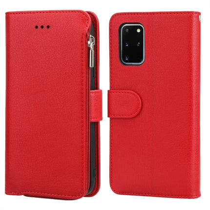 Microfiber Zipper Horizontal Flip Leather Case, For Samsung Galaxy S20, For Samsung Galaxy S20+, For Samsung Galaxy S20 Ultra, For Samsung Galaxy S22 Ultra 5G