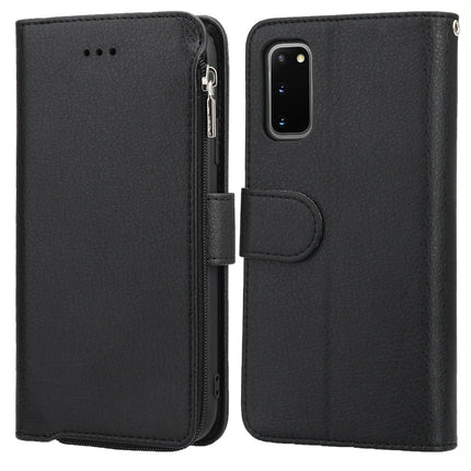 Microfiber Zipper Horizontal Flip Leather Case, For Samsung Galaxy S20, For Samsung Galaxy S20+, For Samsung Galaxy S20 Ultra, For Samsung Galaxy S22 Ultra 5G