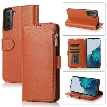 Microfiber Zipper Horizontal Flip Leather Case, For Samsung Galaxy S21+ 5G, For Samsung Galaxy S21 Ultra 5G, For Samsung Galaxy Note20, For Samsung Galaxy A21s