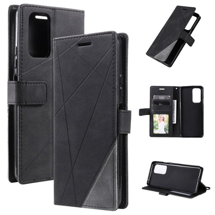 Skin Feel Splicing Leather Phone Case, For Xiaomi 11T, For Xiaomi Redmi Note 11, For Xiaomi Redmi Note 11 Pro, For Xiaomi Redmi K40S