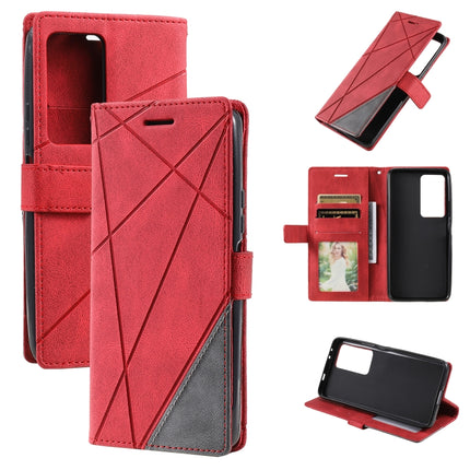 Skin Feel Splicing Leather Phone Case, For Xiaomi 11T, For Xiaomi Redmi Note 11, For Xiaomi Redmi Note 11 Pro, For Xiaomi Redmi K40S