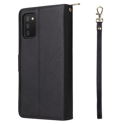9 Card Slots Zipper Wallet Bag Leather Phone Case, For Samsung Galaxy A03s EU Version, For Samsung Galaxy A13 5G, For Samsung Galaxy A33 5G, For Samsung Galaxy A53 5G